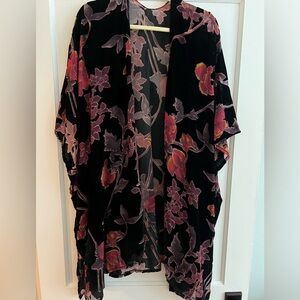 Velvet Boho Kimono one size